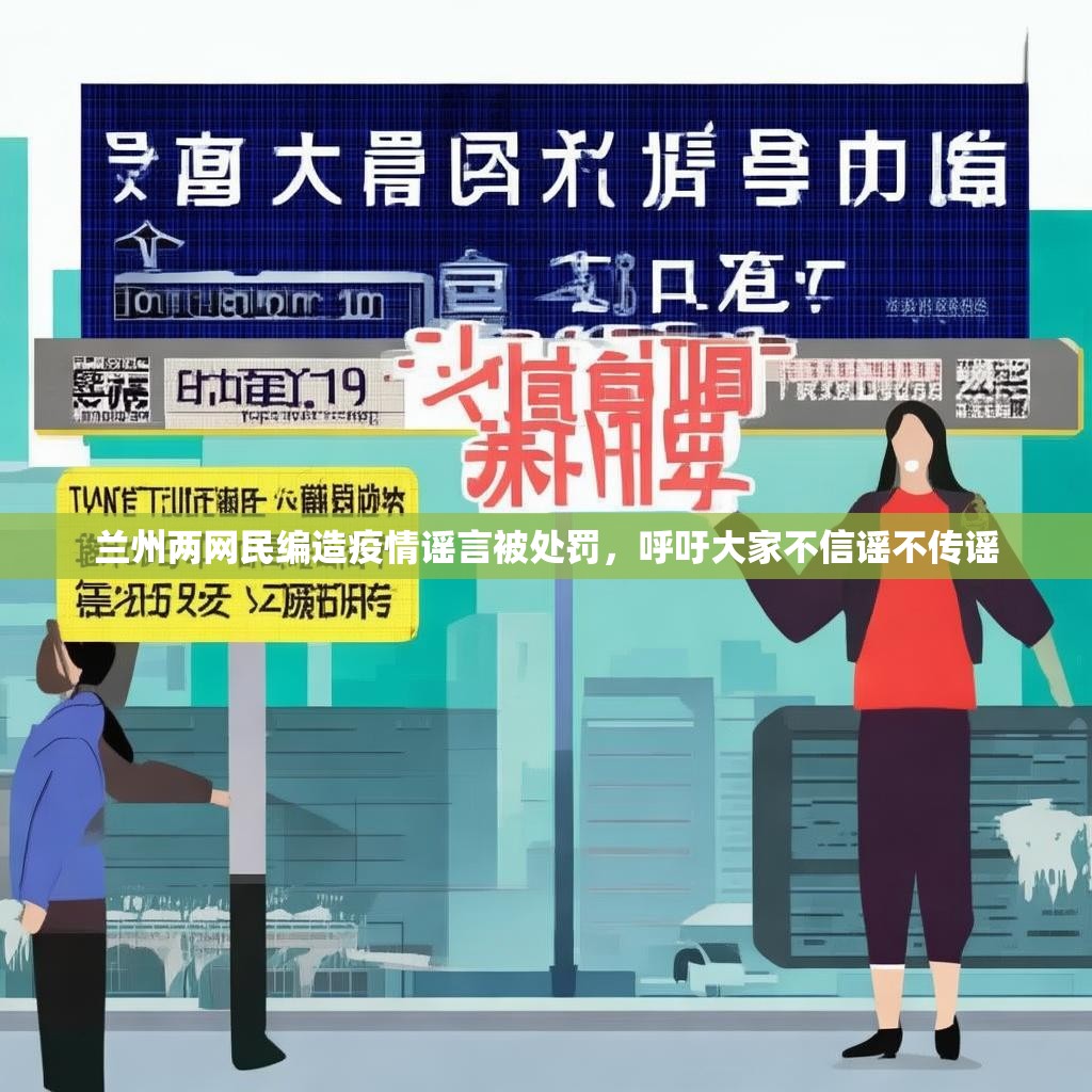 蘭州兩網(wǎng)民編造疫情謠言被處罰，呼吁大家不信謠不傳謠
