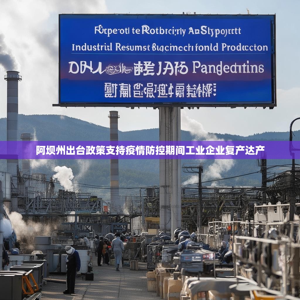 阿壩州出臺政策支持疫情防控期間工業(yè)企業(yè)復產(chǎn)達產(chǎn)