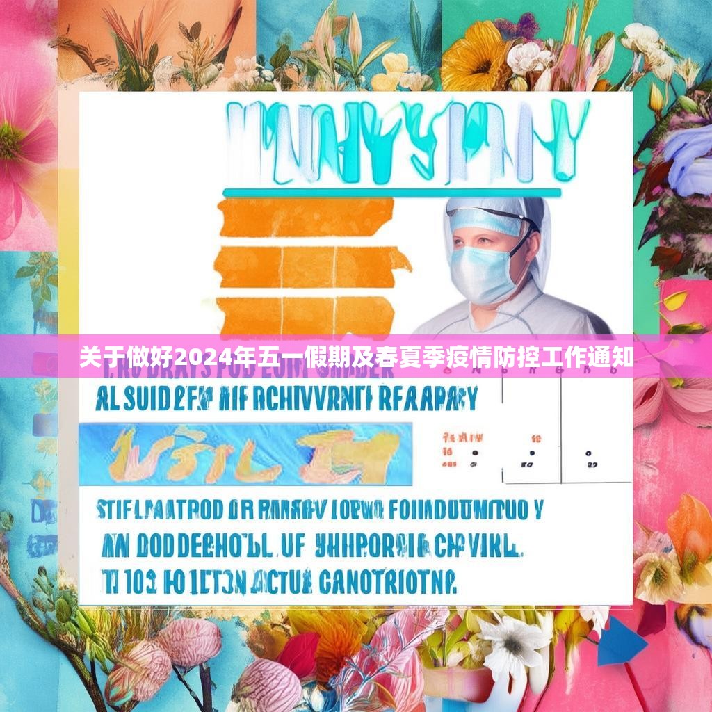 關(guān)于做好2024年五一假期及春夏季疫情防控工作通知
