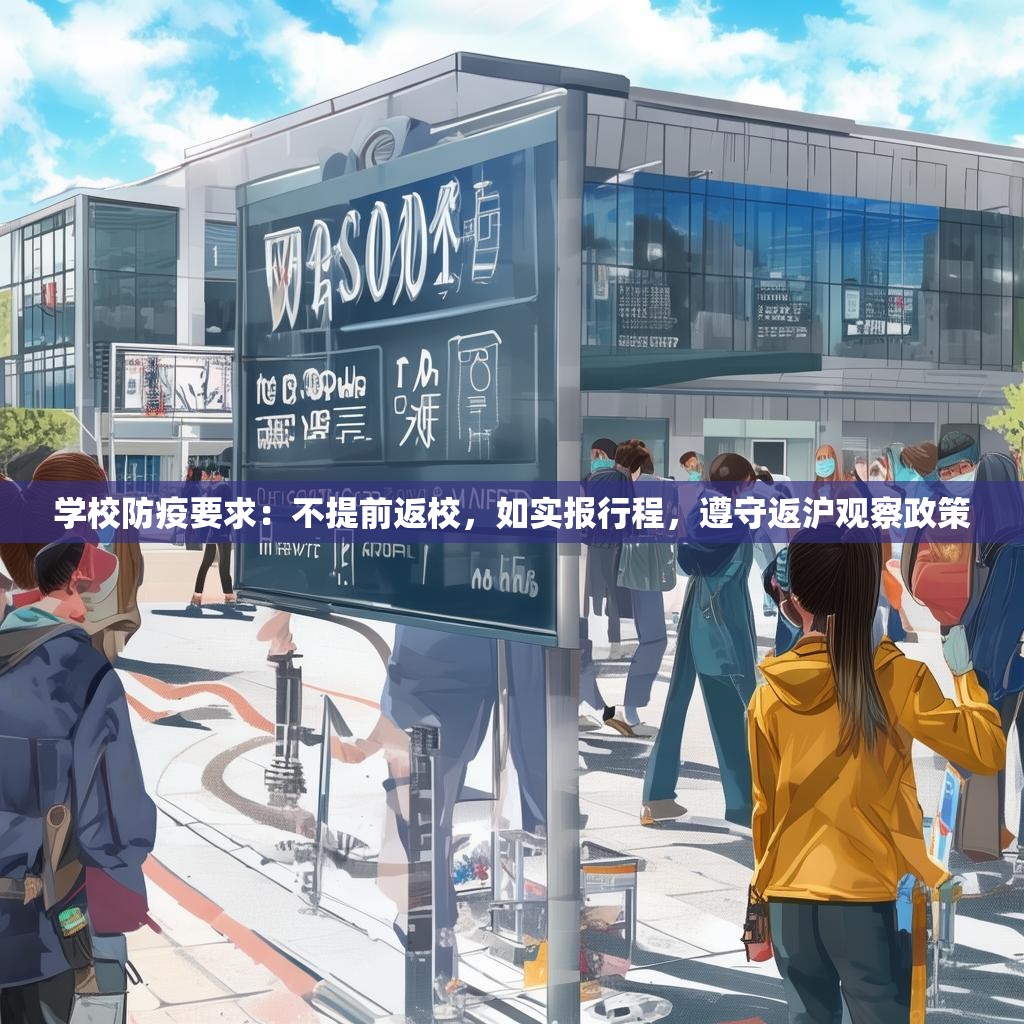 學(xué)校防疫要求：不提前返校，如實(shí)報(bào)行程，遵守返滬觀察政策