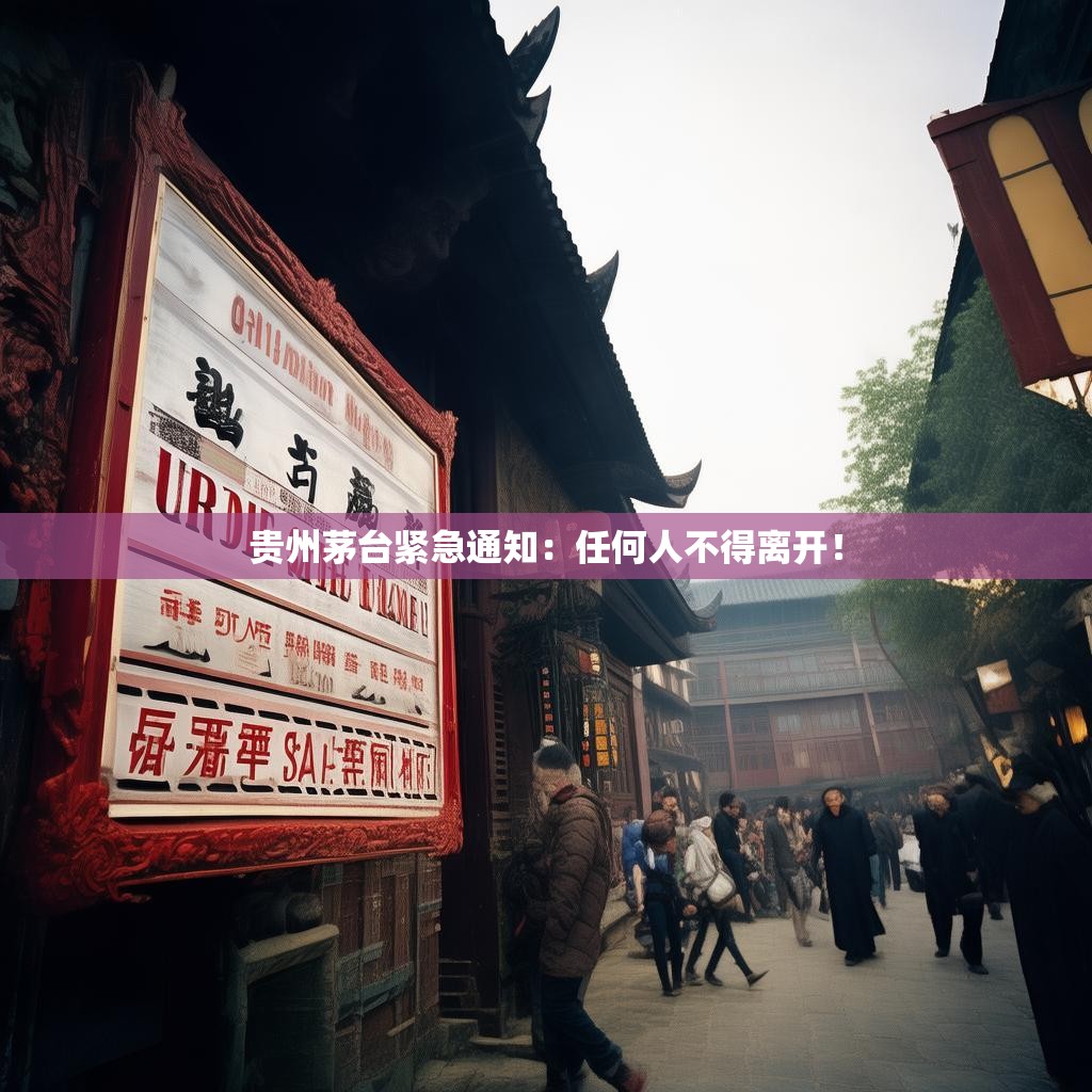貴州茅臺緊急通知：任何人不得離開！