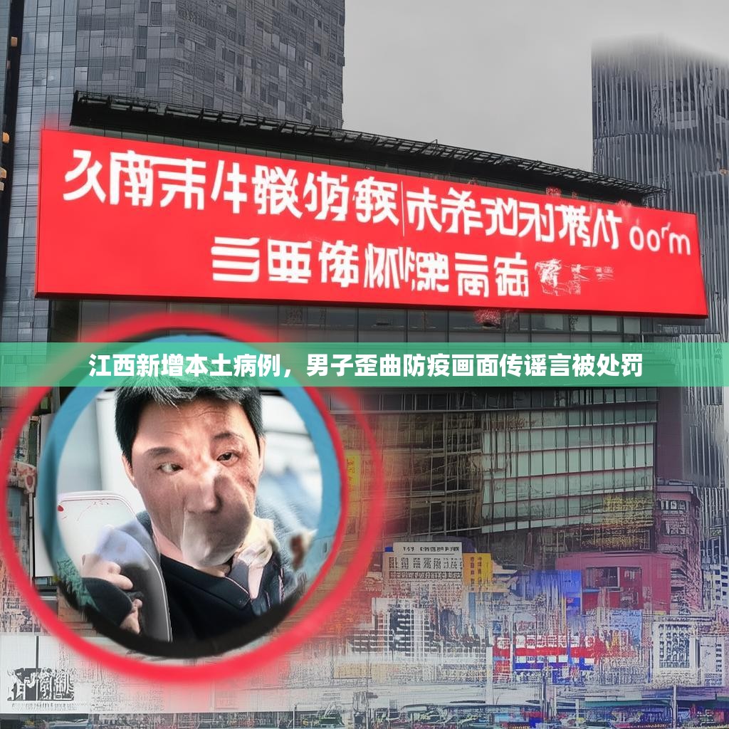 江西新增本土病例，男子歪曲防疫畫面?zhèn)髦{言被處罰