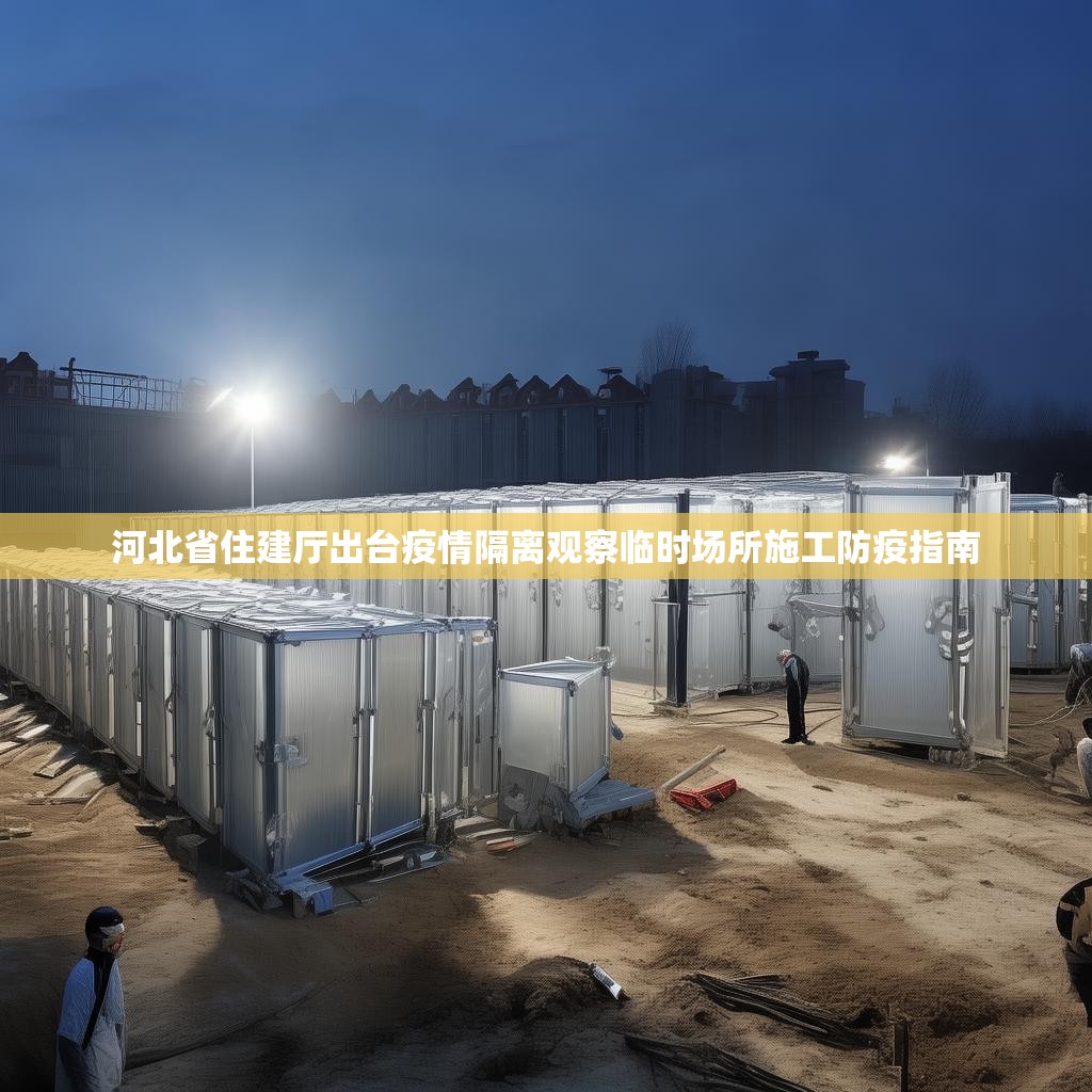 河北省住建廳出臺疫情隔離觀察臨時場所施工防疫指南