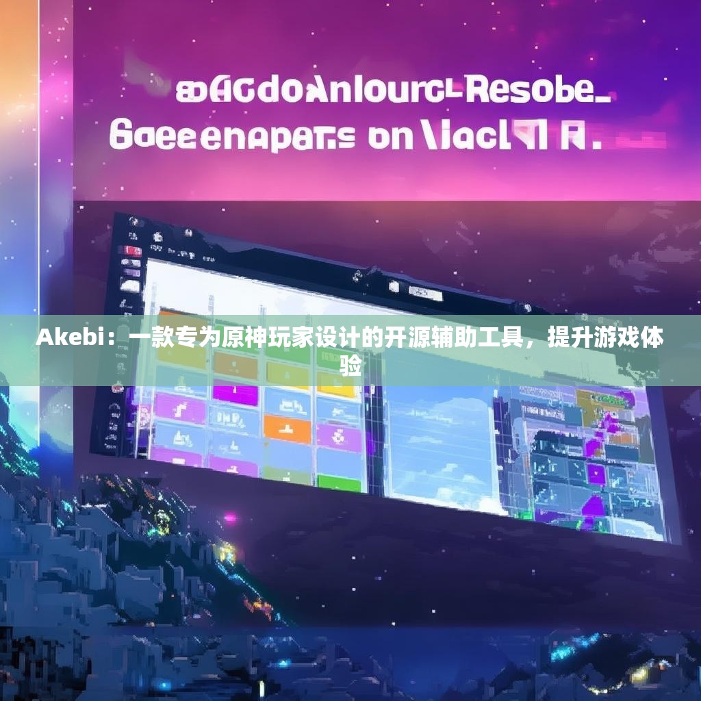 Akebi：一款專為原神玩家設計的開源輔助工具，提升游戲體驗