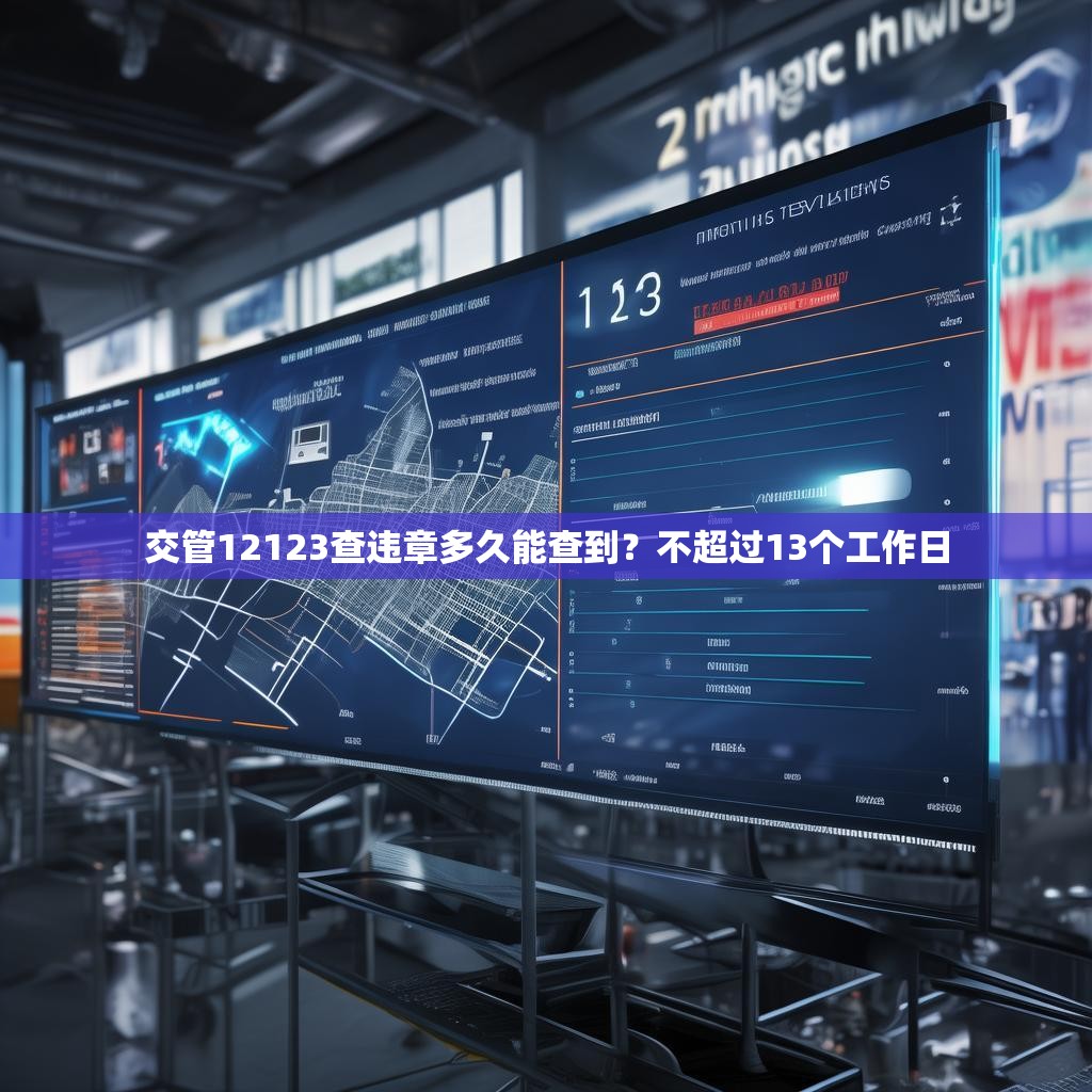 交管12123查違章多久能查到？不超過13個工作日
