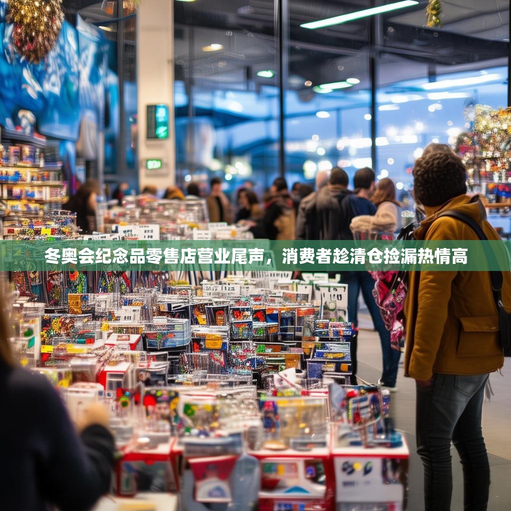 冬奧會(huì)紀(jì)念品零售店?duì)I業(yè)尾聲，消費(fèi)者趁清倉撿漏熱情高