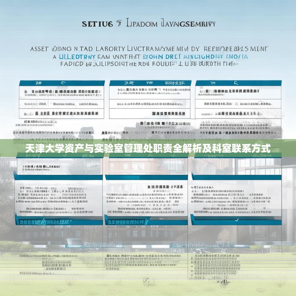 天津大學(xué)資產(chǎn)與實(shí)驗(yàn)室管理處職責(zé)全解析及科室聯(lián)系方式