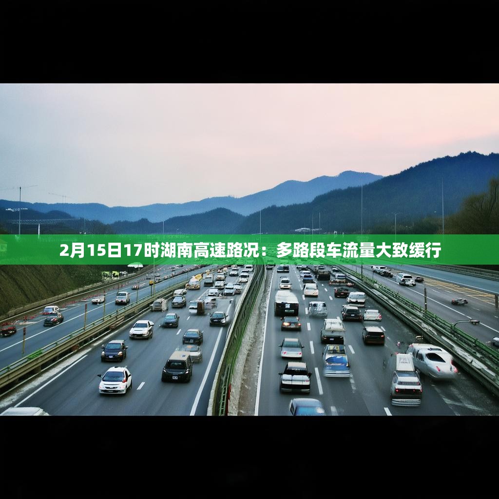 2月15日17時(shí)湖南高速路況：多路段車流量大致緩行