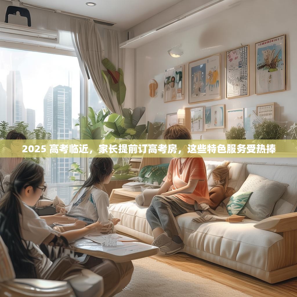 2025 高考臨近，家長提前訂高考房，這些特色服務受熱捧