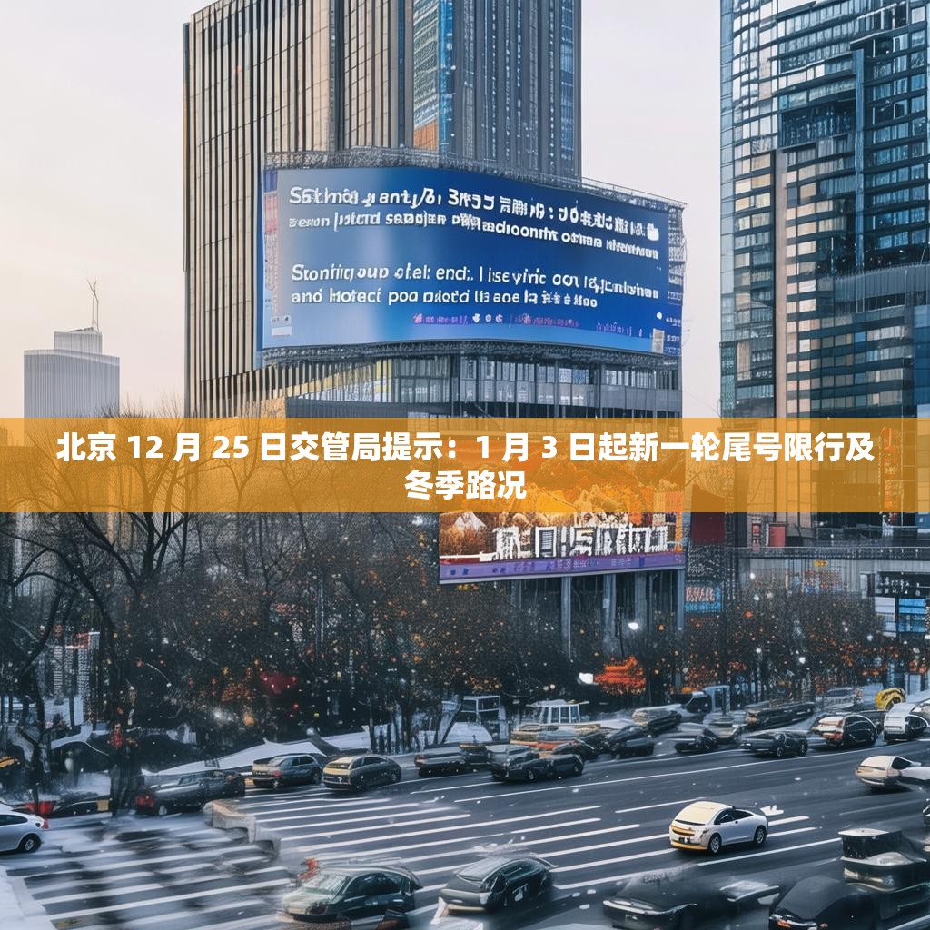 北京 12 月 25 日交管局提示：1 月 3 日起新一輪尾號(hào)限行及冬季路況