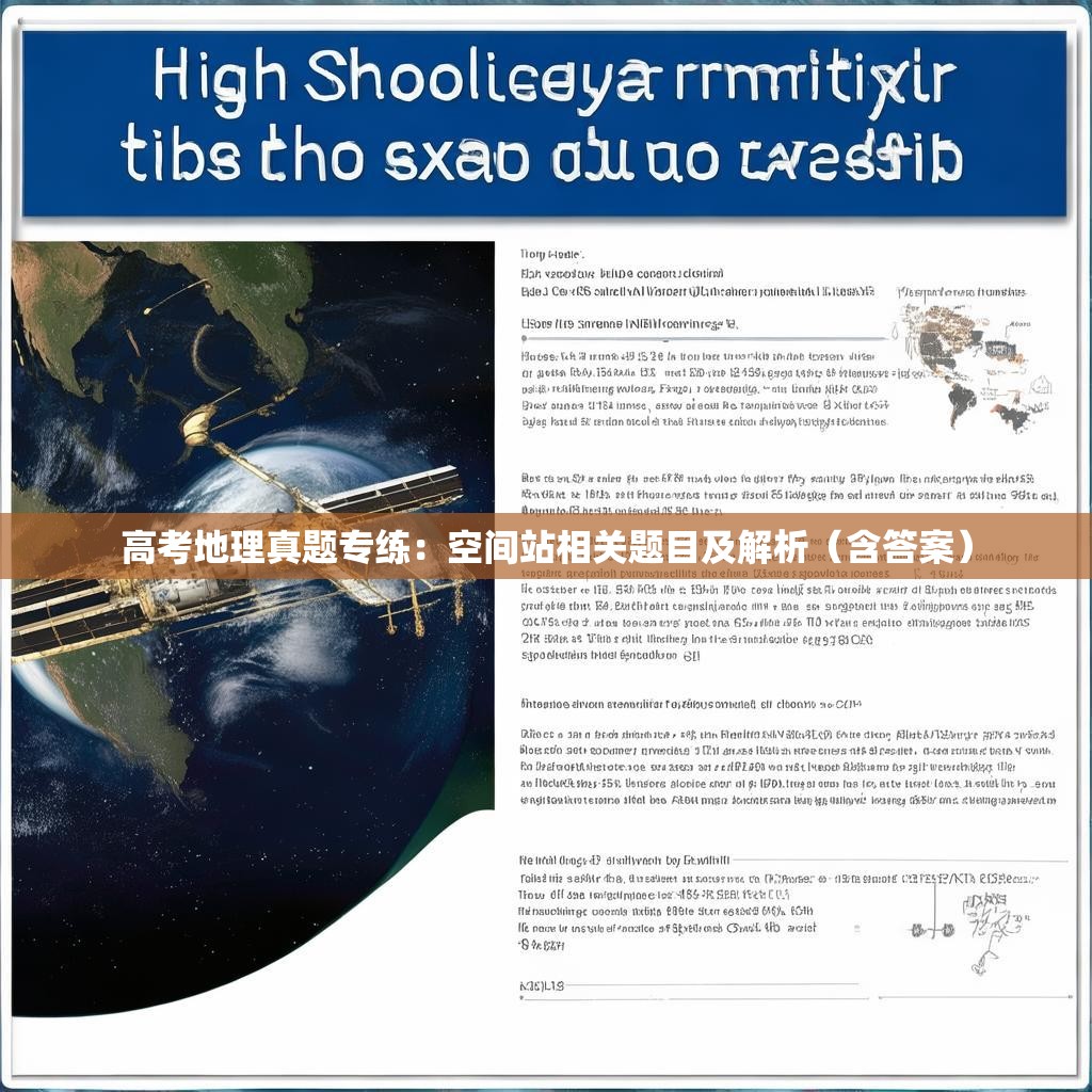 高考地理真題專練：空間站相關(guān)題目及解析（含答案）