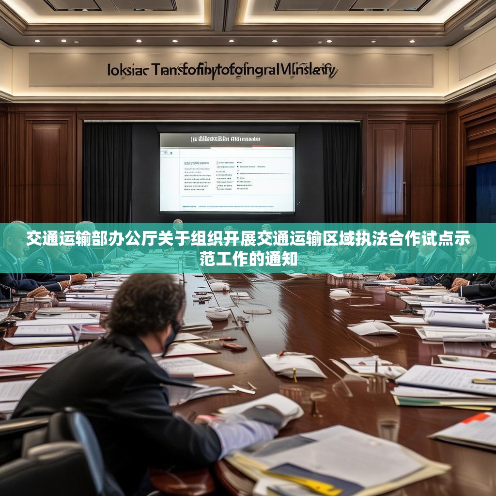交通運(yùn)輸部辦公廳關(guān)于組織開展交通運(yùn)輸區(qū)域執(zhí)法合作試點(diǎn)示范工作的通知