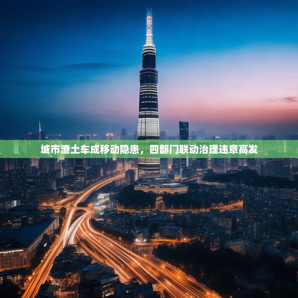 城市渣土車成移動隱患，四部門聯(lián)動治理違章高發(fā)