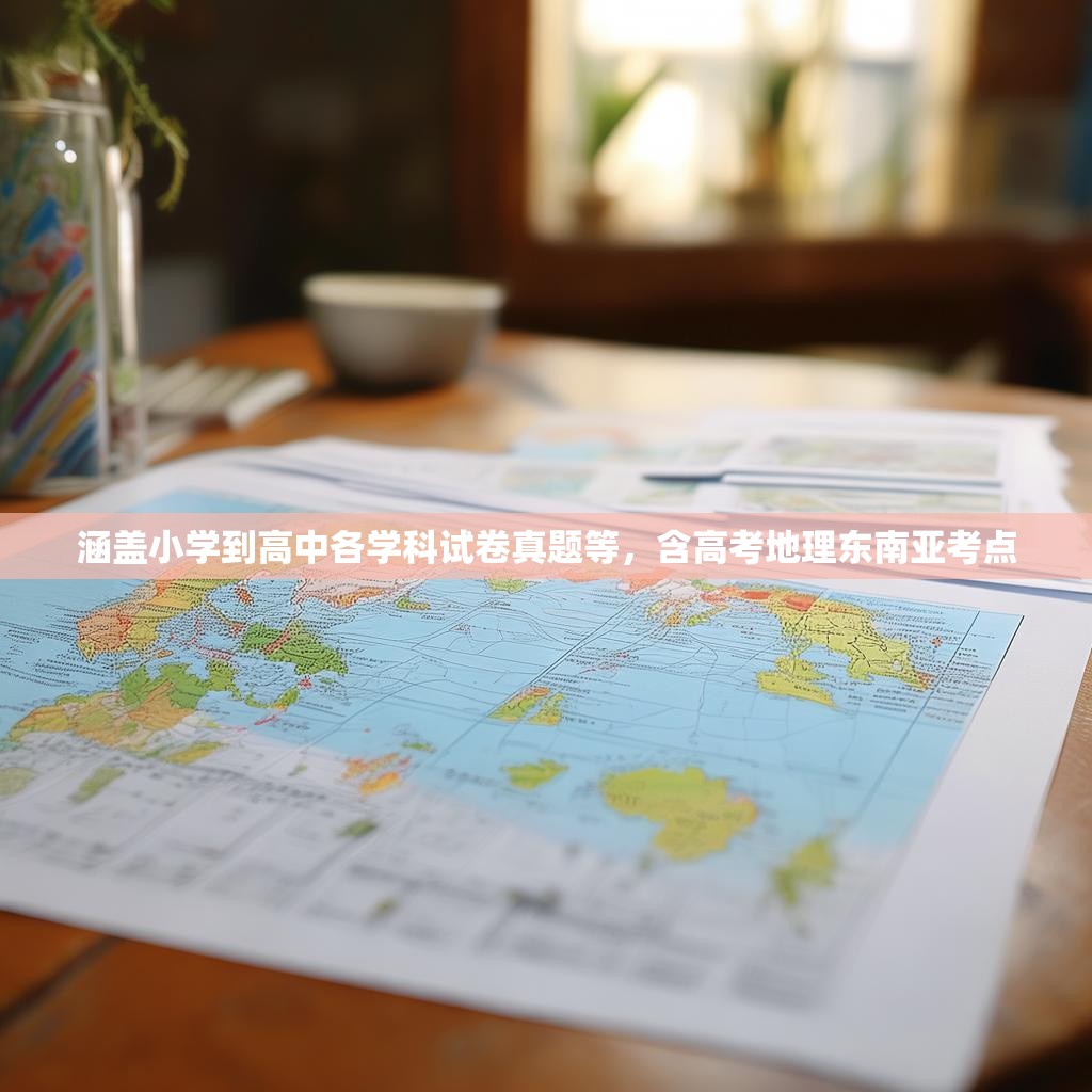 涵蓋小學(xué)到高中各學(xué)科試卷真題等，含高考地理東南亞考點(diǎn)