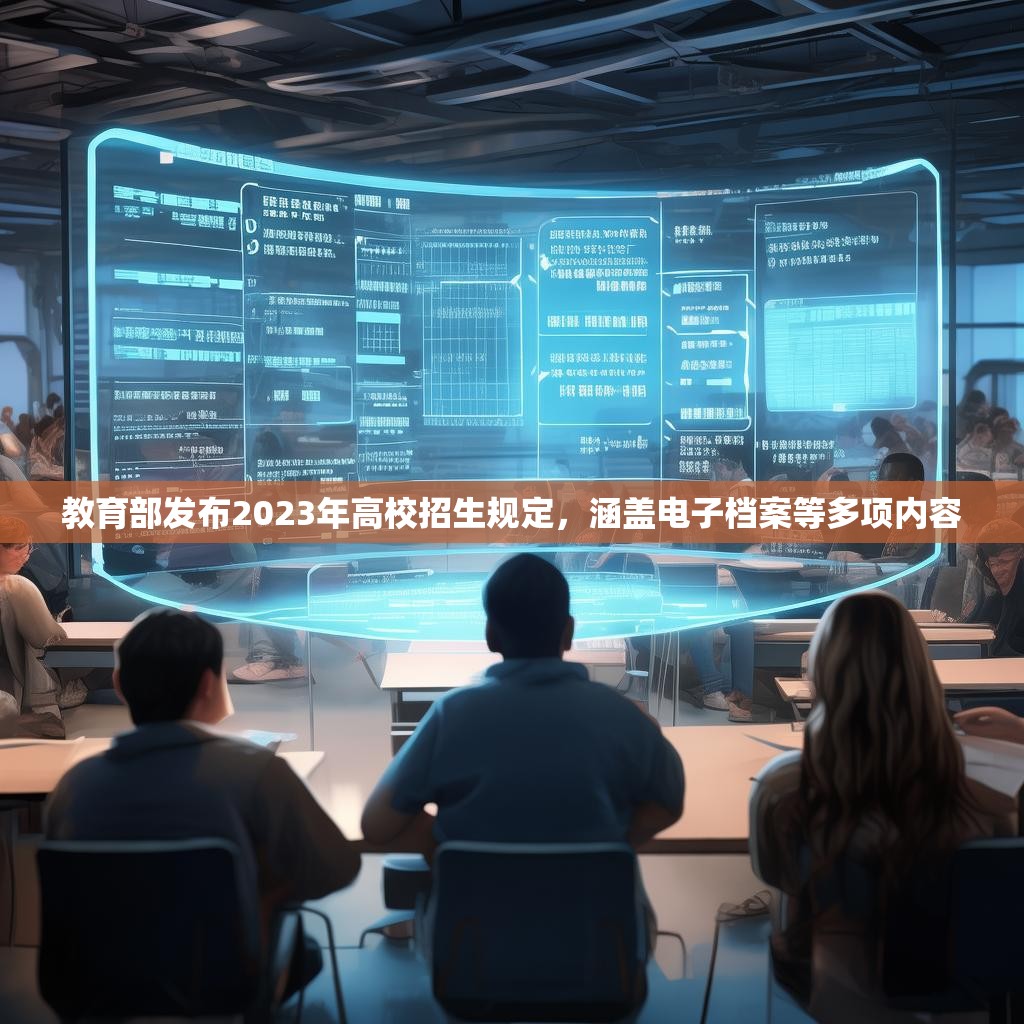 教育部發(fā)布2023年高校招生規(guī)定，涵蓋電子檔案等多項內(nèi)容