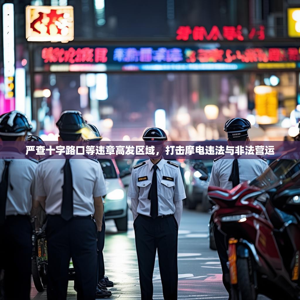 嚴(yán)查十字路口等違章高發(fā)區(qū)域，打擊摩電違法與非法營運(yùn)
