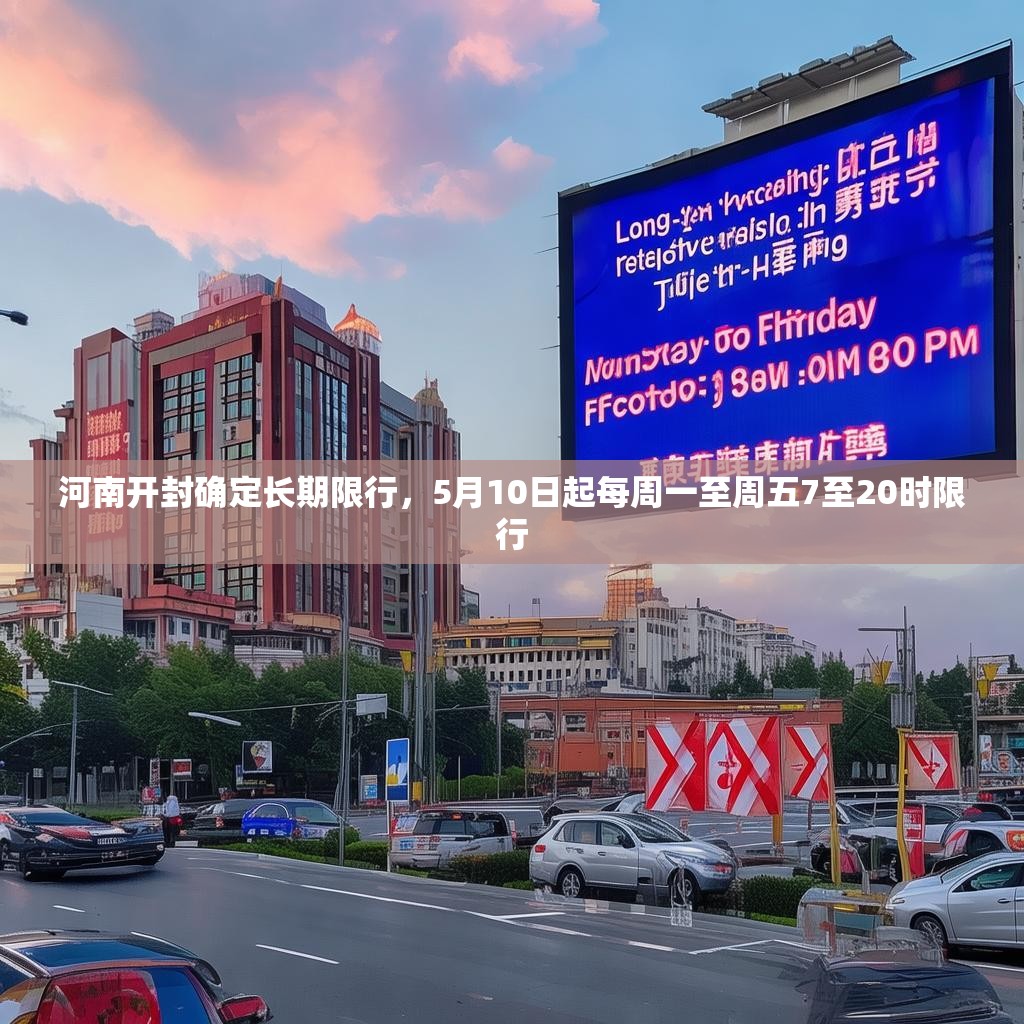 河南開(kāi)封確定長(zhǎng)期限行，5月10日起每周一至周五7至20時(shí)限行