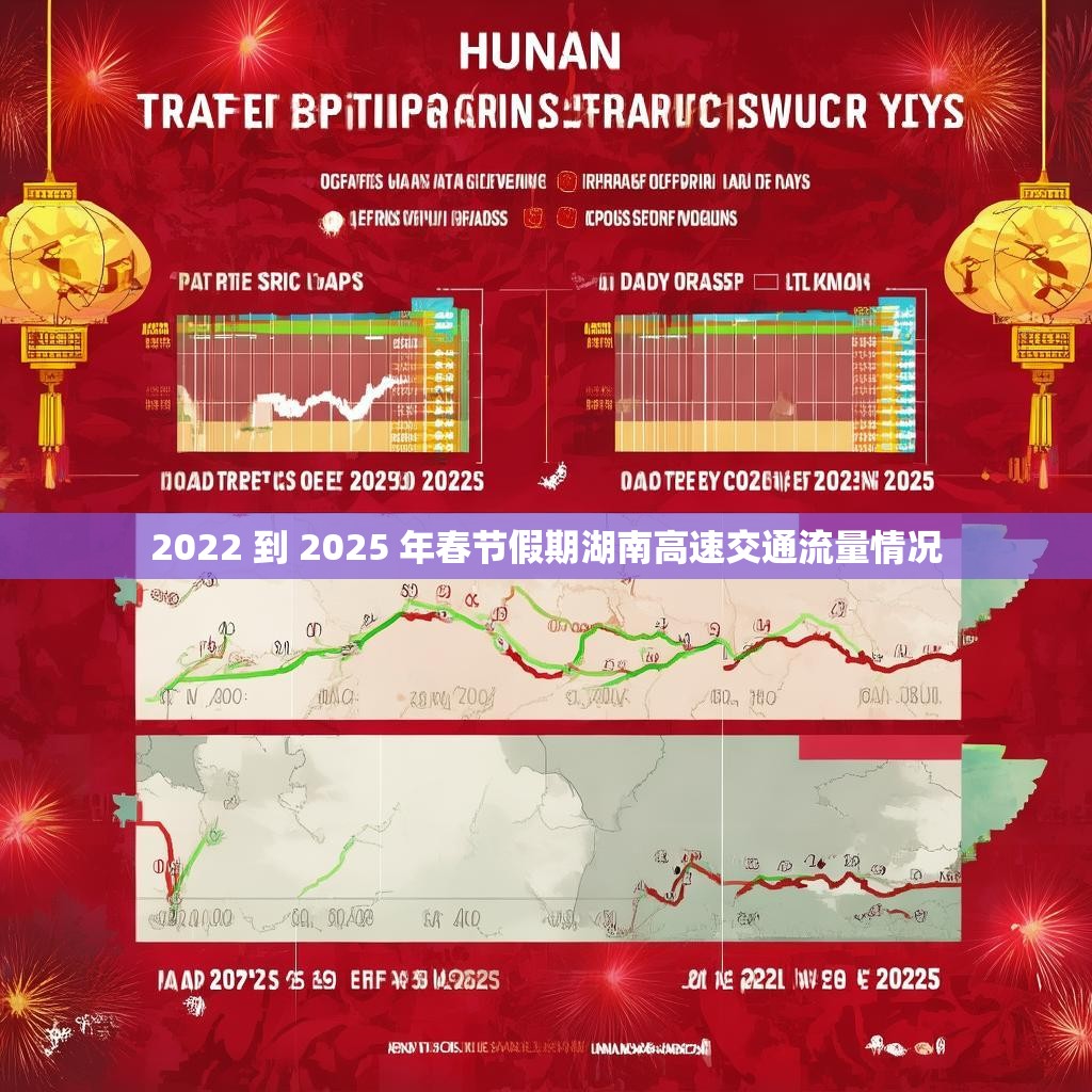 2022 到 2025 年春節(jié)假期湖南高速交通流量情況