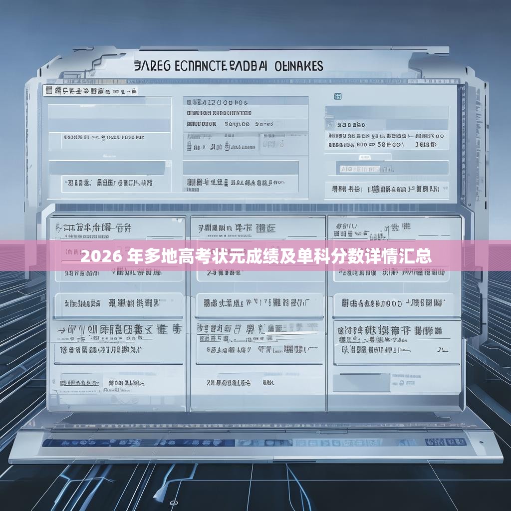2026 年多地高考狀元成績及單科分數(shù)詳情匯總
