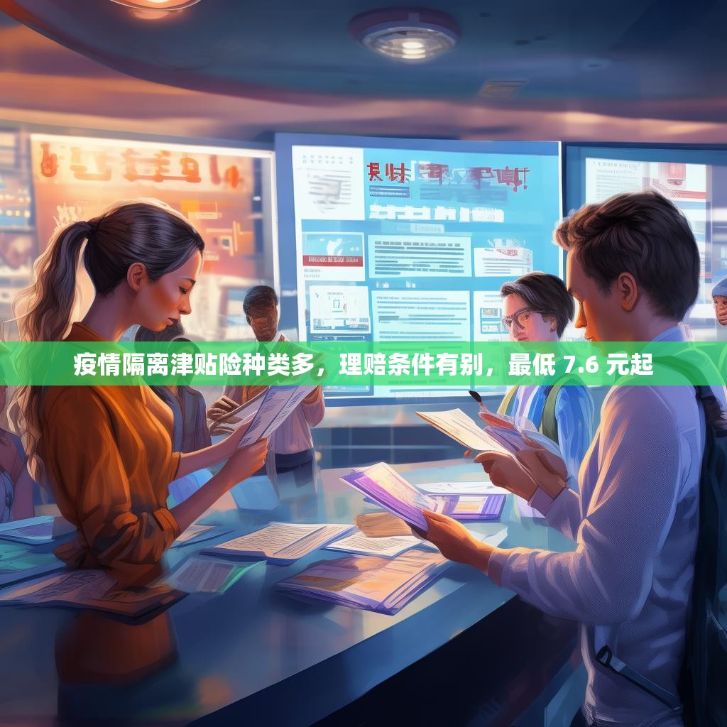 疫情隔離津貼險種類多，理賠條件有別，最低 7.6 元起