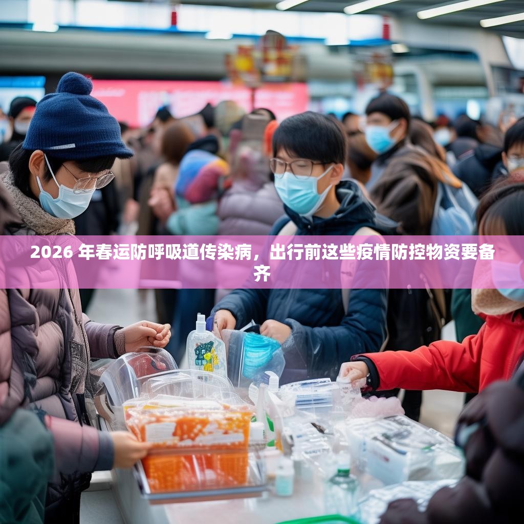 2026 年春運(yùn)防呼吸道傳染病，出行前這些疫情防控物資要備齊
