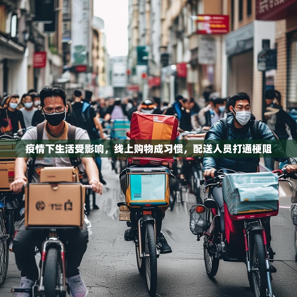 疫情下生活受影響，線上購物成習慣，配送人員打通梗阻