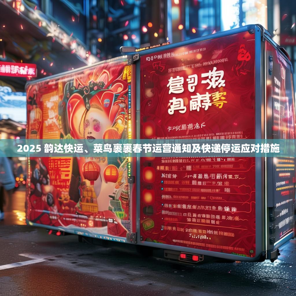 2025 韻達快運、菜鳥裹裹春節(jié)運營通知及快遞停運應(yīng)對措施
