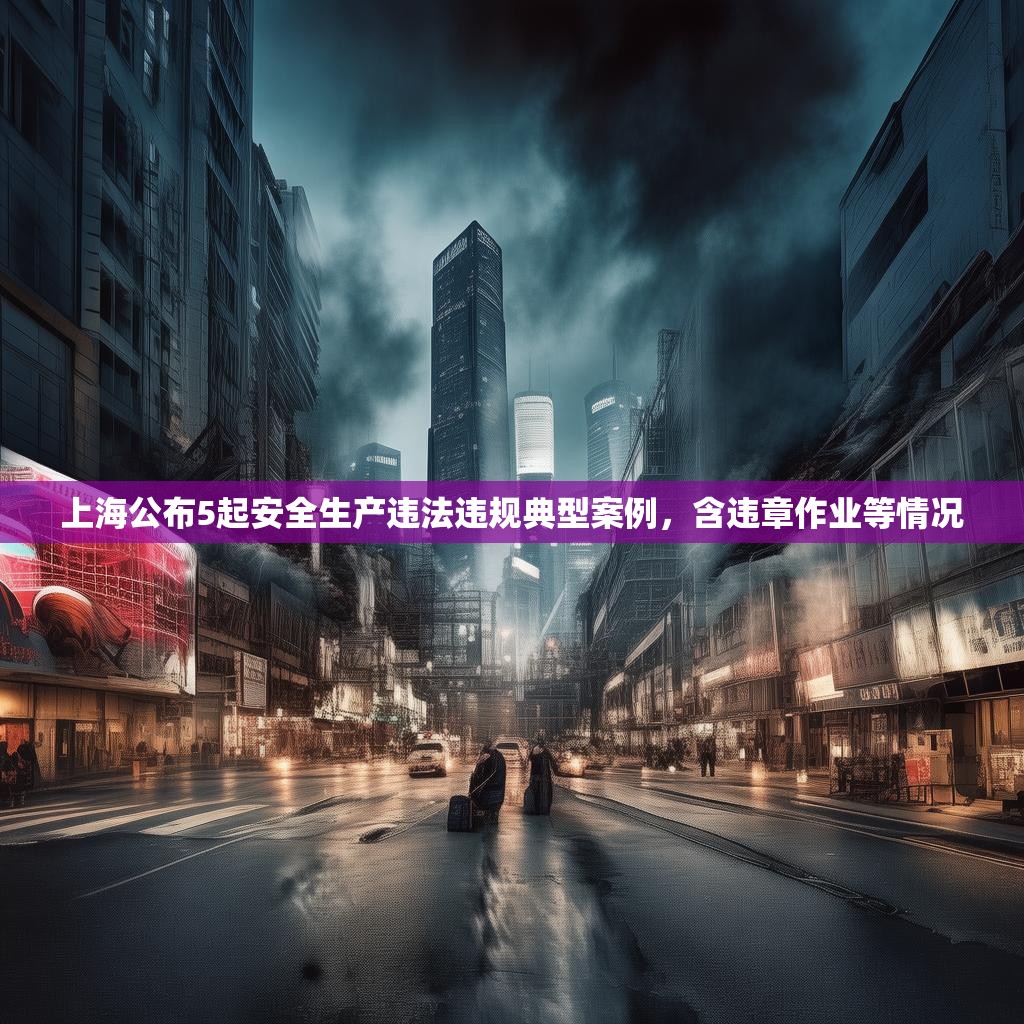 上海公布5起安全生產(chǎn)違法違規(guī)典型案例，含違章作業(yè)等情況