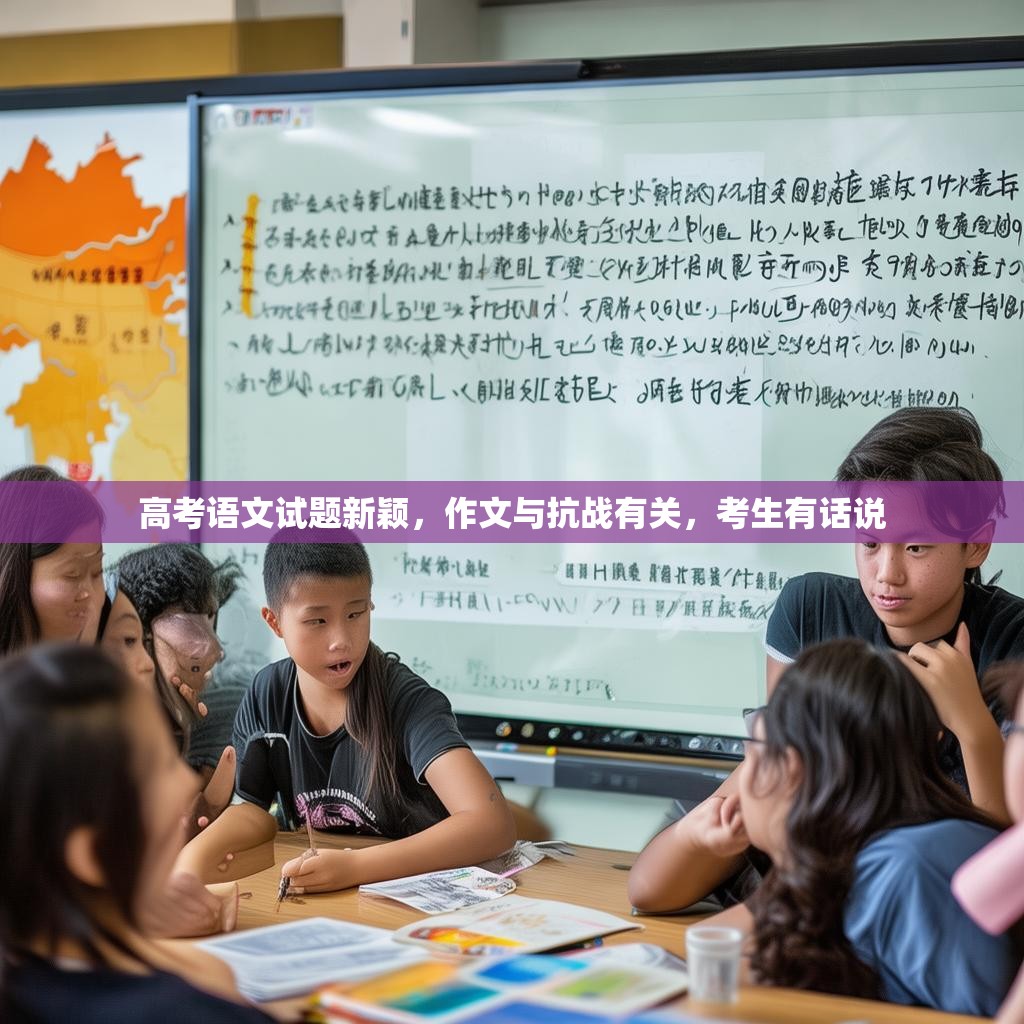 高考語文試題新穎，作文與抗戰(zhàn)有關(guān)，考生有話說