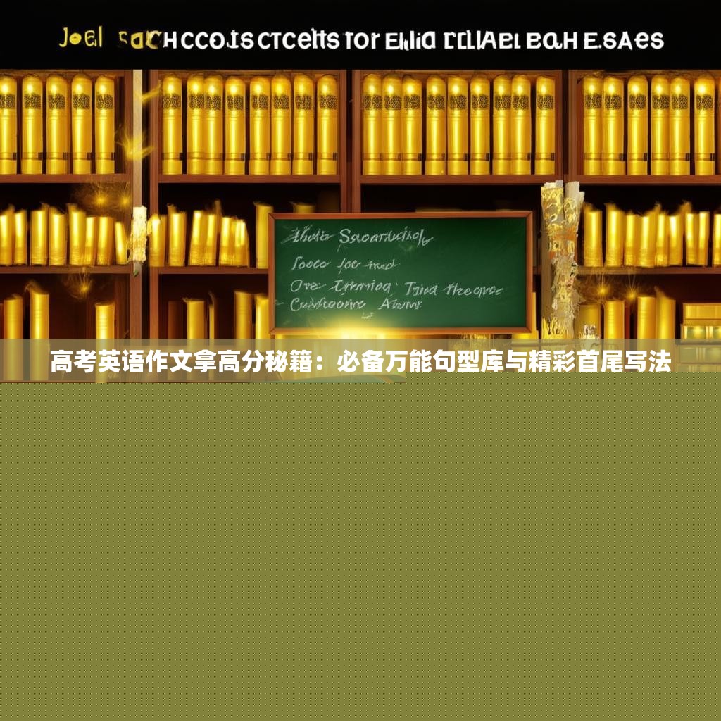 高考英語作文拿高分秘籍：必備萬能句型庫與精彩首尾寫法