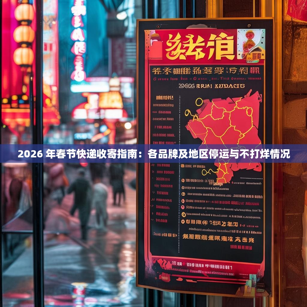 2026 年春節(jié)快遞收寄指南：各品牌及地區(qū)停運(yùn)與不打烊情況