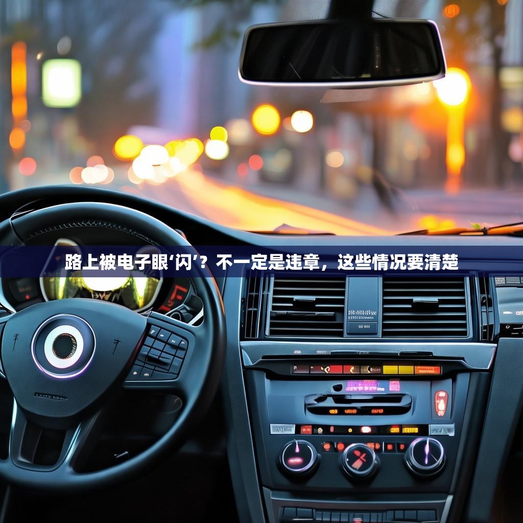 路上被電子眼‘閃’？不一定是違章，這些情況要清楚