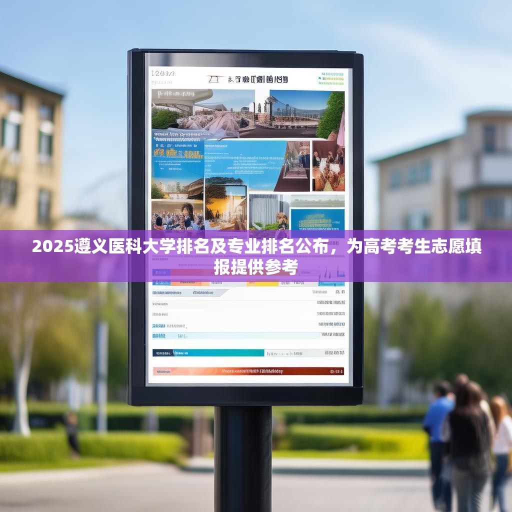 2025遵義醫(yī)科大學排名及專業(yè)排名公布，為高考考生志愿填報提供參考