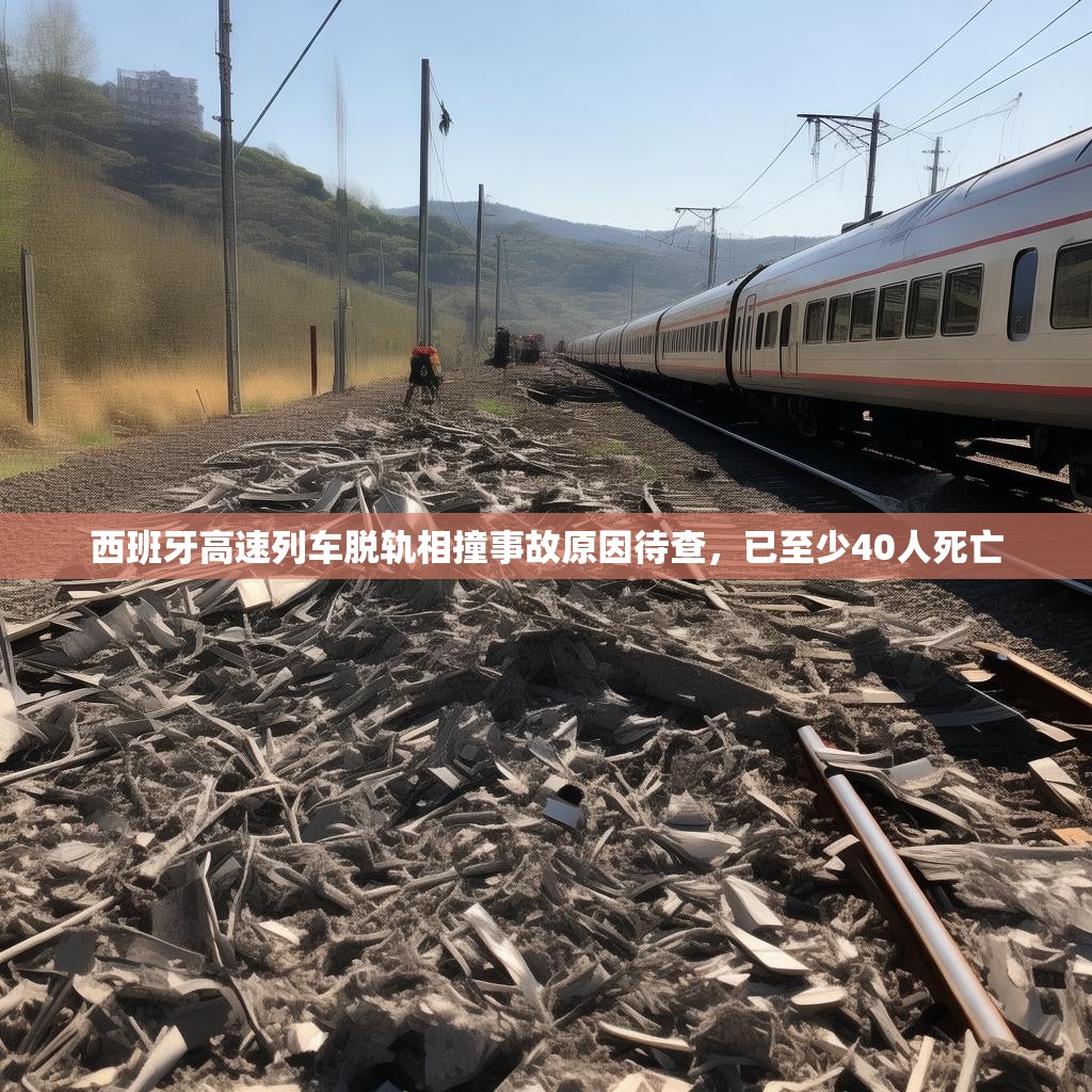 西班牙高速列車脫軌相撞事故原因待查，已至少40人死亡