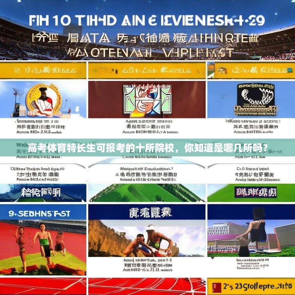 高考體育特長生可報考的十所院校，你知道是哪幾所嗎？