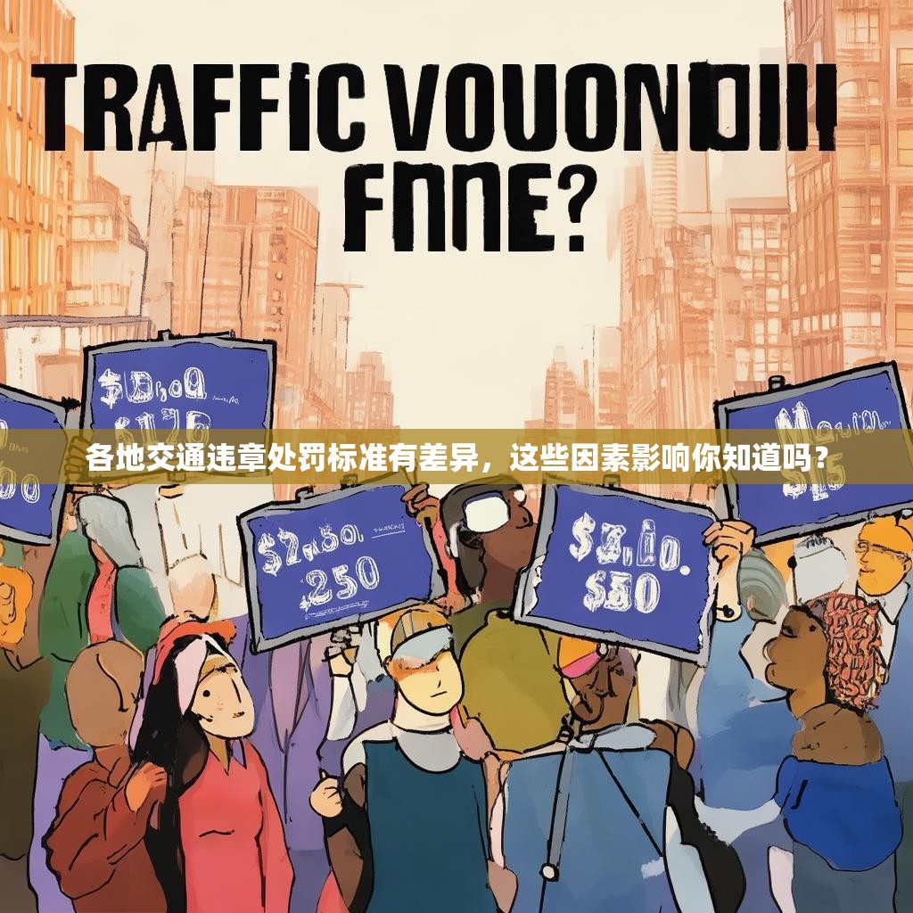 各地交通違章處罰標準有差異，這些因素影響你知道嗎？