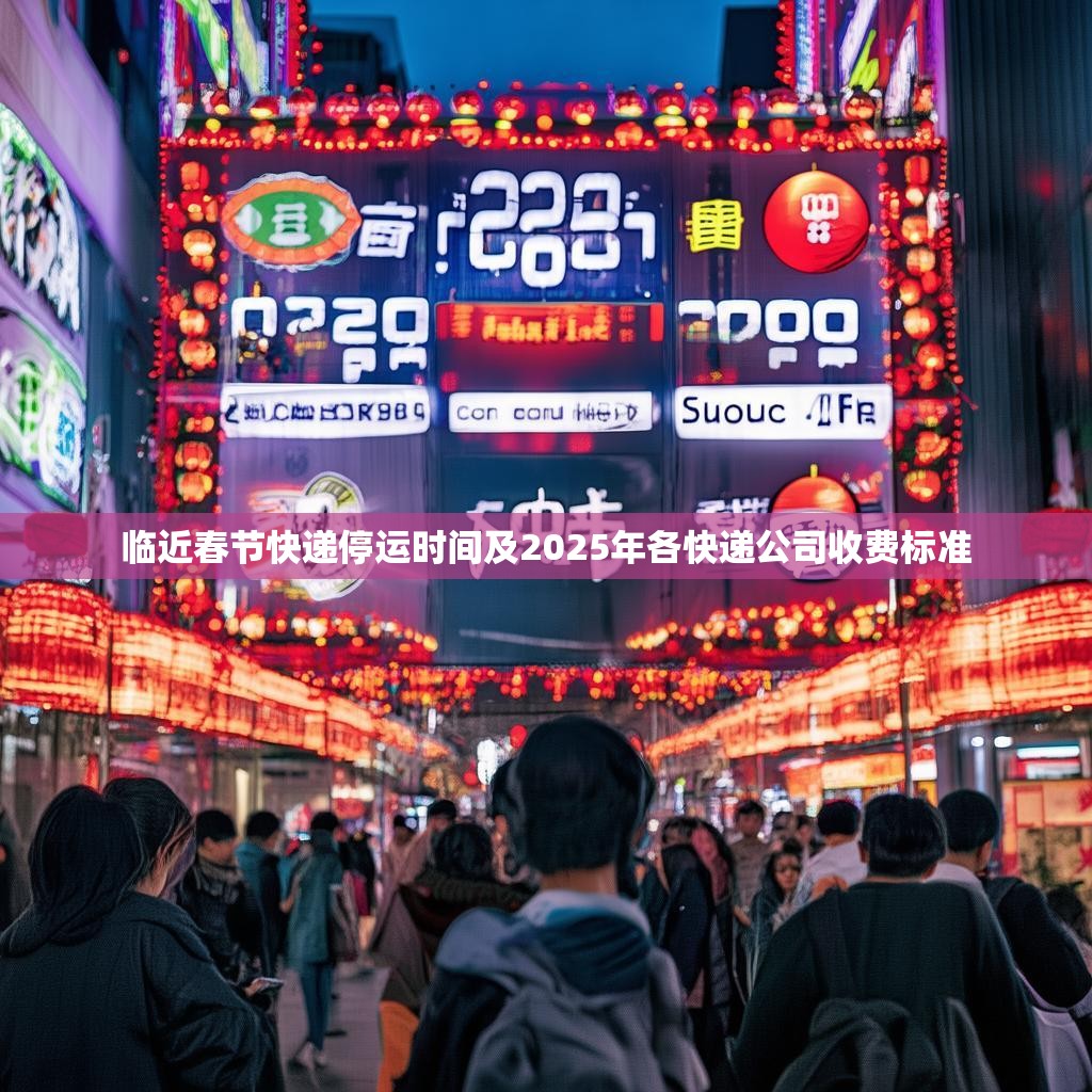 臨近春節(jié)快遞停運時間及2025年各快遞公司收費標準