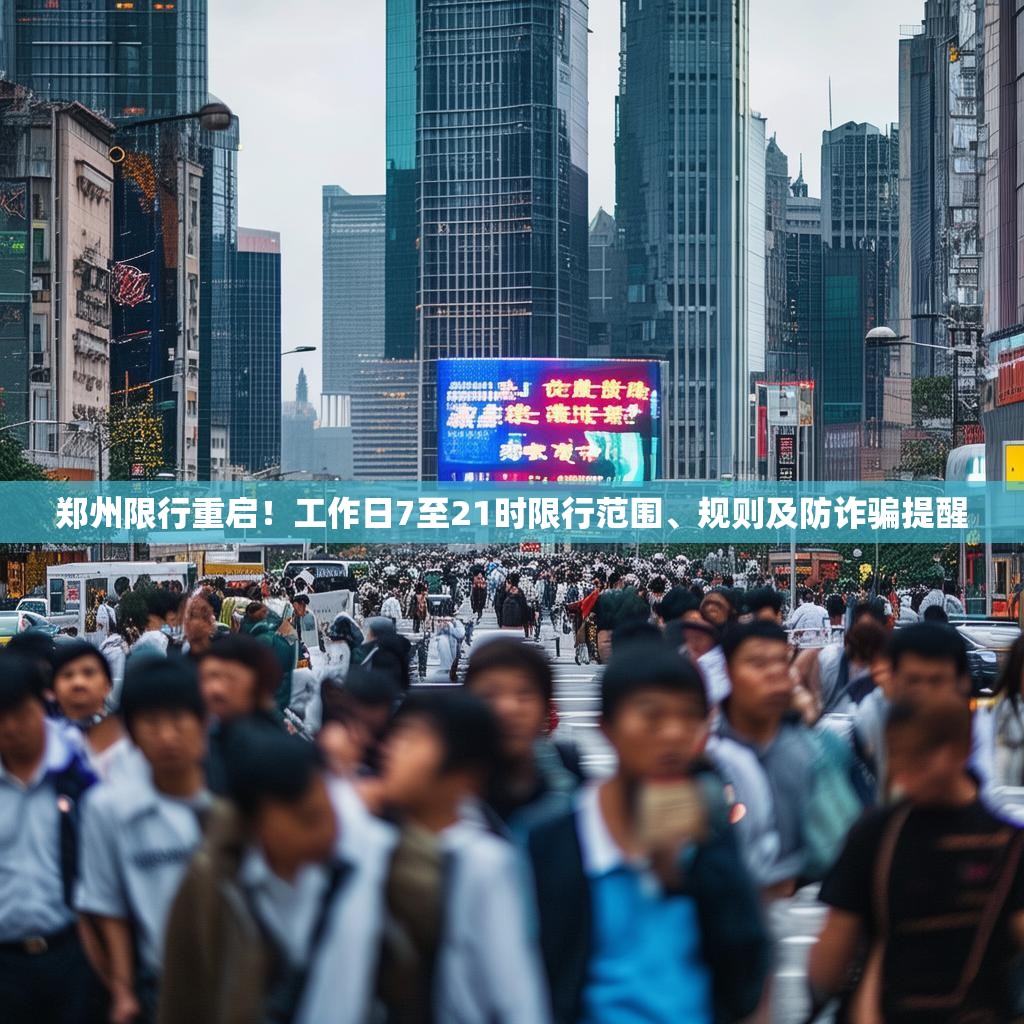 鄭州限行重啟！工作日7至21時(shí)限行范圍、規(guī)則及防詐騙提醒