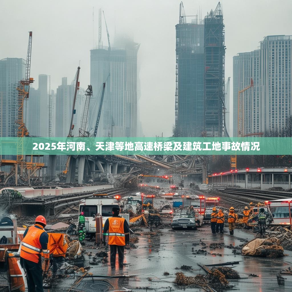 2025年河南、天津等地高速橋梁及建筑工地事故情況