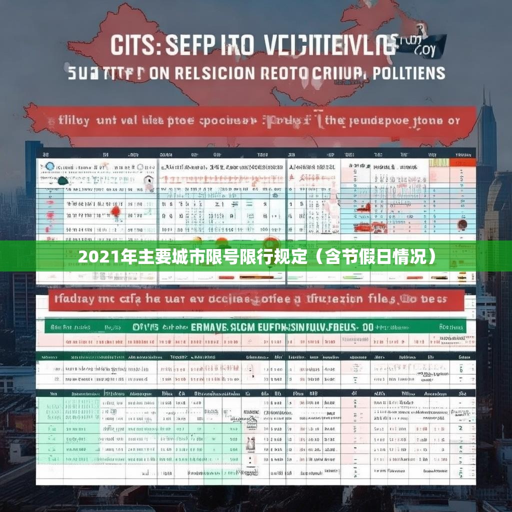 2021年主要城市限號(hào)限行規(guī)定（含節(jié)假日情況）