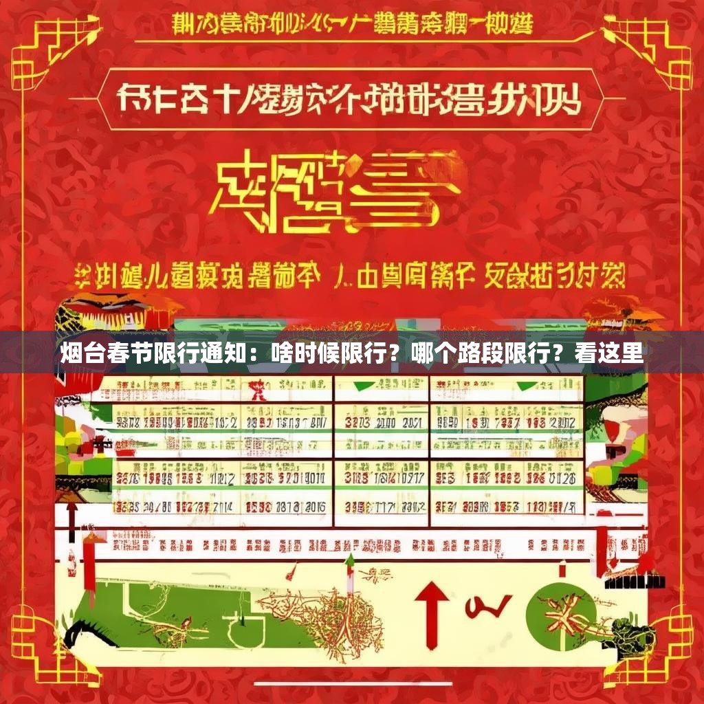 煙臺(tái)春節(jié)限行通知：啥時(shí)候限行？哪個(gè)路段限行？看這里