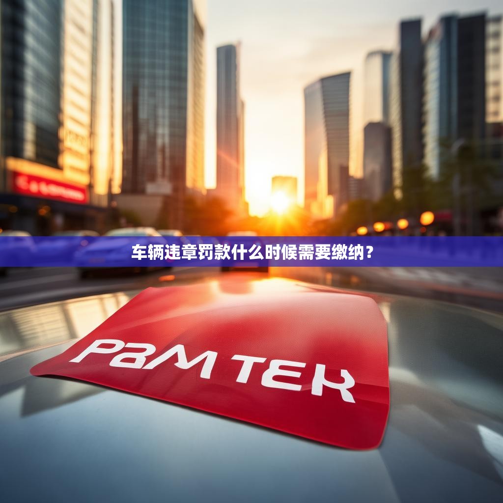 車輛違章罰款什么時(shí)候需要繳納？