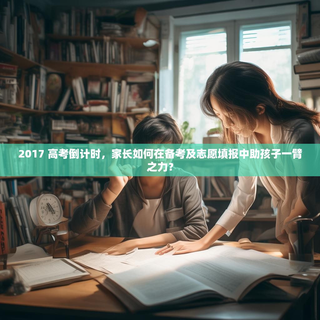 2017 高考倒計時，家長如何在備考及志愿填報中助孩子一臂之力？