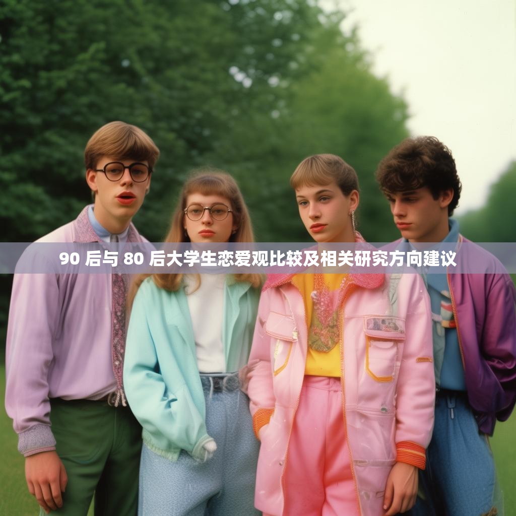 90 后與 80 后大學(xué)生戀愛觀比較及相關(guān)研究方向建議