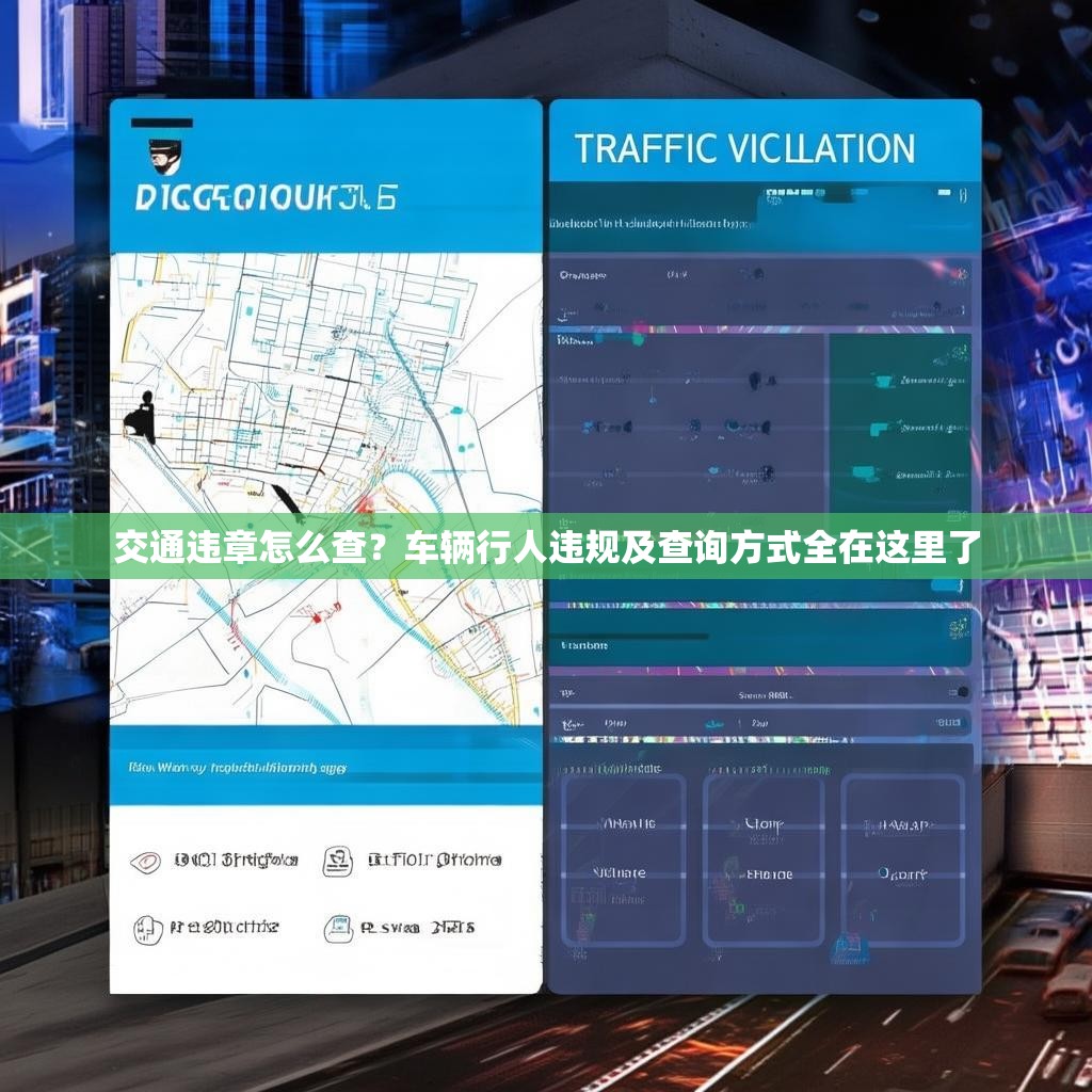 交通違章怎么查？車輛行人違規(guī)及查詢方式全在這里了