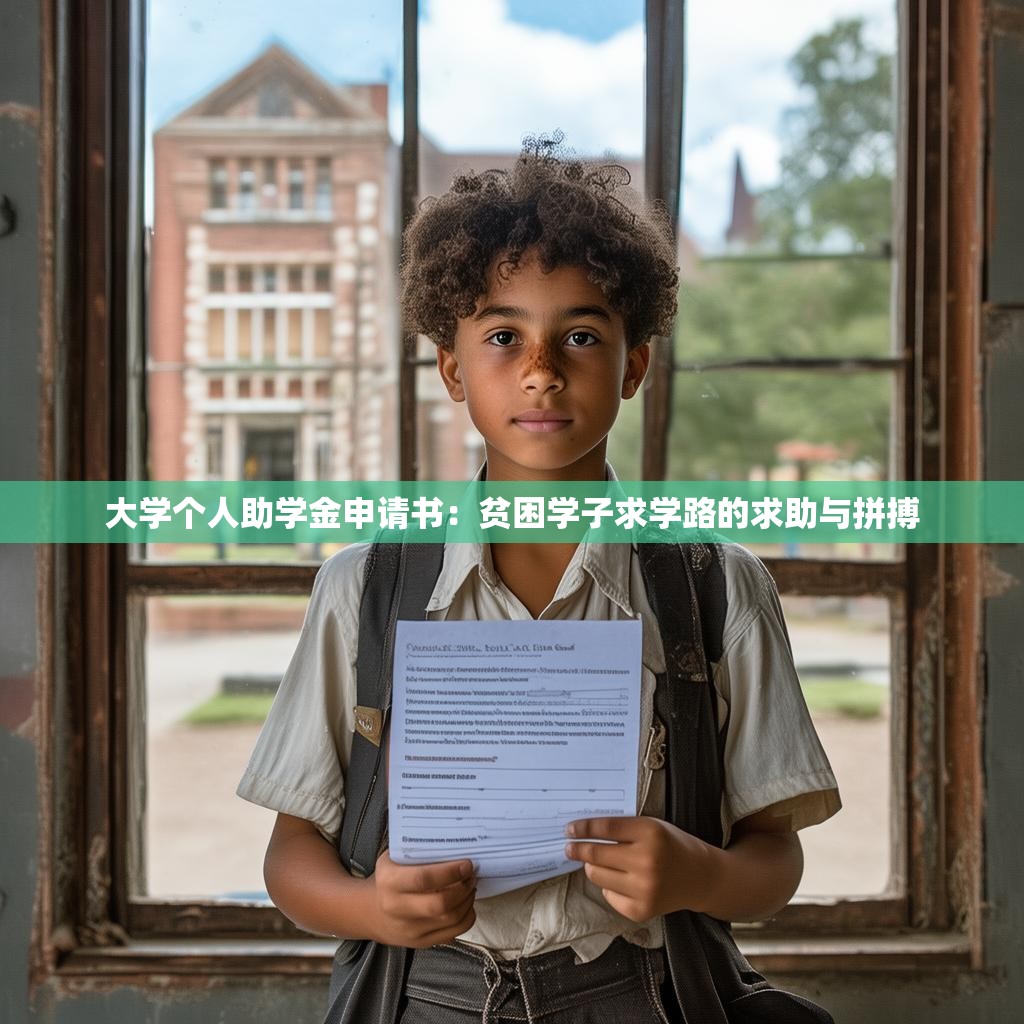 大學(xué)個(gè)人助學(xué)金申請(qǐng)書(shū)：貧困學(xué)子求學(xué)路的求助與拼搏