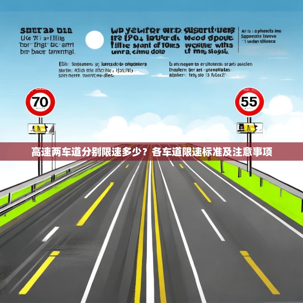 高速兩車道分別限速多少？各車道限速標(biāo)準(zhǔn)及注意事項