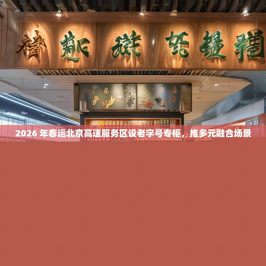 2026 年春運北京高速服務區(qū)設老字號專柜，推多元融合場景