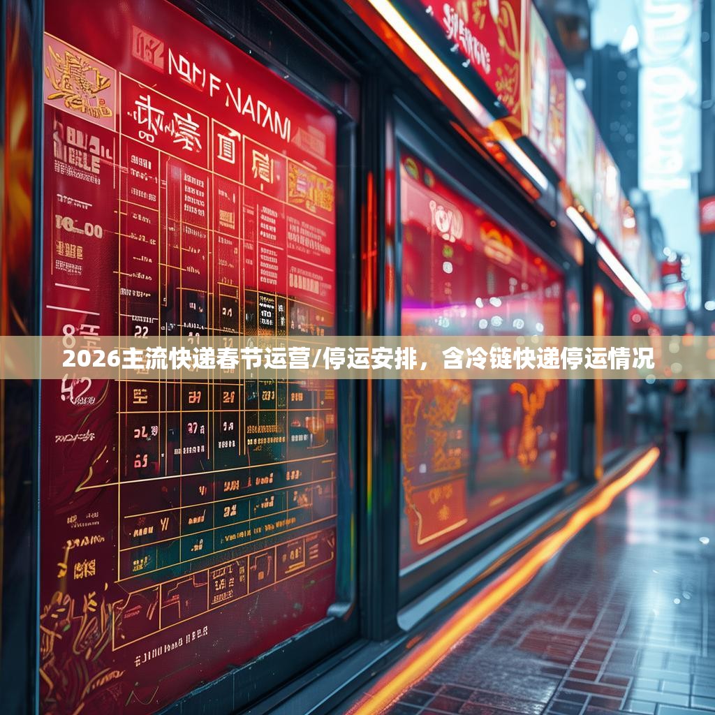 2026主流快遞春節(jié)運(yùn)營(yíng)/停運(yùn)安排，含冷鏈快遞停運(yùn)情況