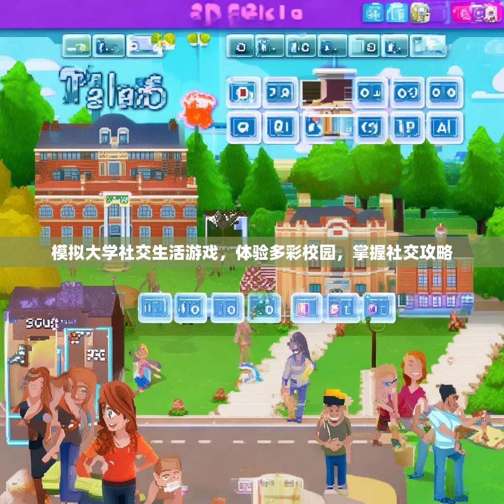 模擬大學社交生活游戲，體驗多彩校園，掌握社交攻略